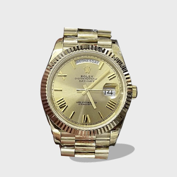 데이데이트 금통 옐로우 샴페인 다이얼 로만 /GM /40mm 228235/2836무브 /두께 12.5mm