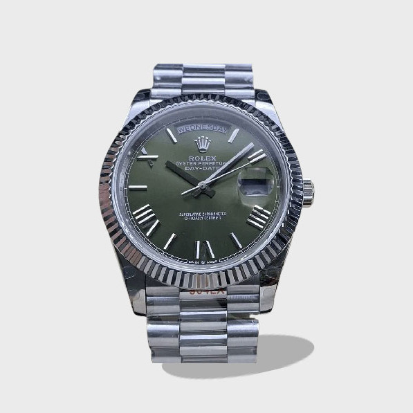 데이데이트 올리브 그린 다이얼 텅스텐 /GM /41mm m228236/2836무브 166g /두께 12.5mm