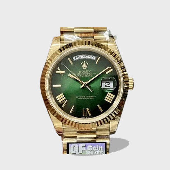 데이데이트 옐골 녹판 /QF /40mm m228238 /2836무브먼트 /183g