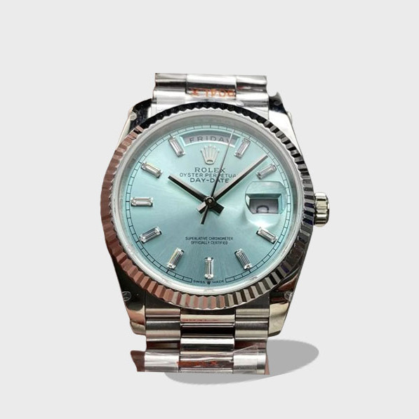 데이데이트 플래티넘 다이아 다이얼 화이트 골드 금통 /QF v5 /36mm /2836무브먼트 /140g 텅스텐