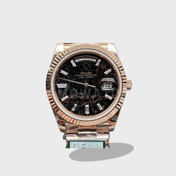 데이데이트 플래티넘 다이아 다이얼 아이젠키젤 로즈골드 /QF v5 /40mm /2836무브먼트 /182.5g 텅스텐