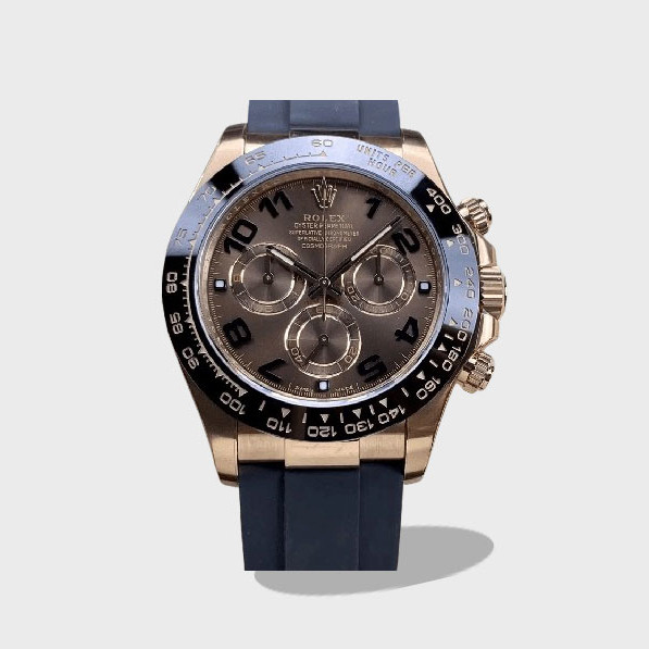 데이토나 크로노그로프 초코 다이얼 러버밴드 /CLEAN /40mm 116515/4130무브 /두께 12.2mm