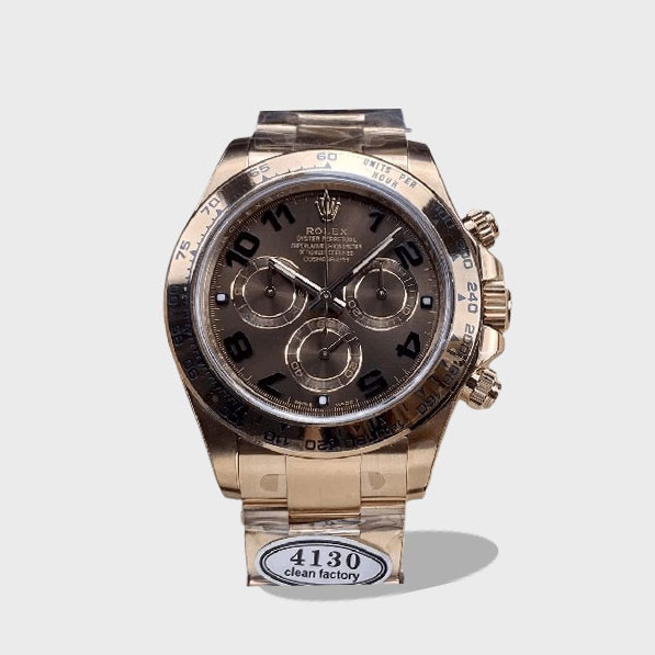 데이토나 크로노그로프 초코 블랙 인덱스 금통 /CLEAN /40mm 116505/4130무브 /두께 12.2mm