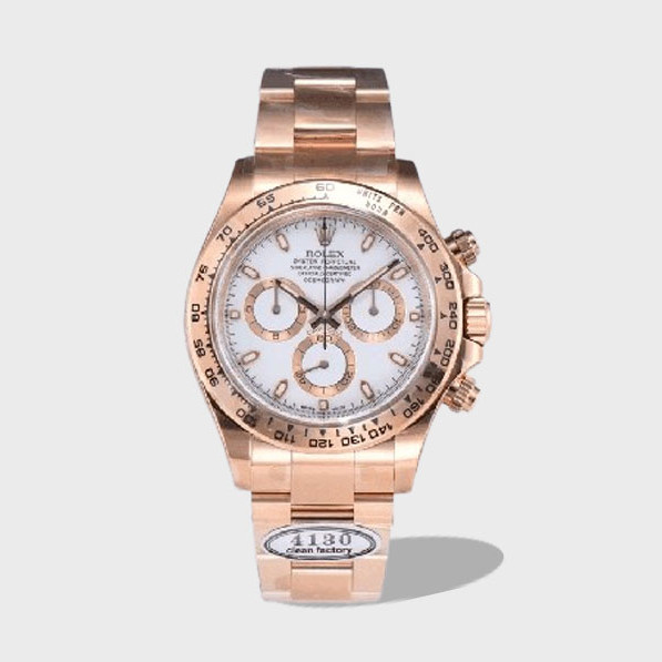 데이토나 크로노그로프 흰판 금통 /CLEAN /40mm 116505/4130무브 /두께 12.2mm