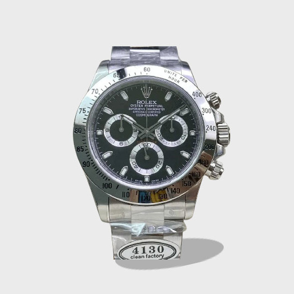 데이토나 크로노그로프 검판 스틸 /CLEAN /40mm 116505/4130무브 /두께 12.2mm