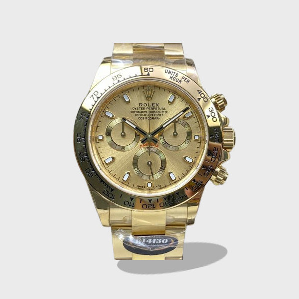 데이토나 크로노그로프 금통 샴페인 다이얼 /BT /40mm m116508-0003 /4130 무브먼트