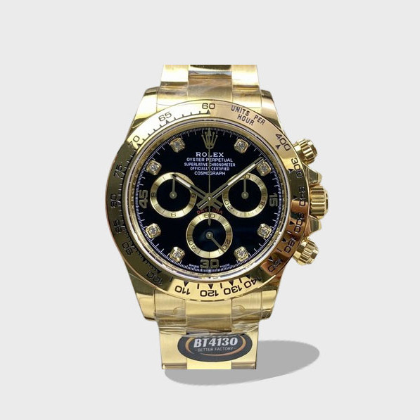 데이토나 크로노그로프 흑판 금통 /BT /40mm m116508-0016 /4130 무브먼트