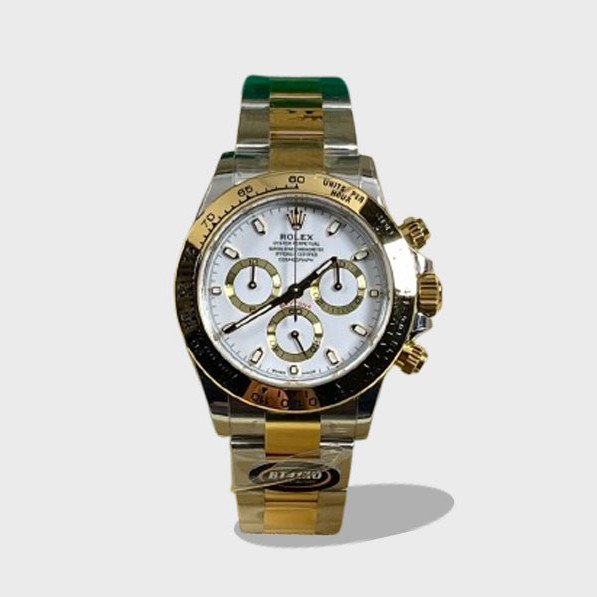 데이토나 크로노그로프 콤비 흰판 /BT /40mm m116503-0003 /4130 무브먼트