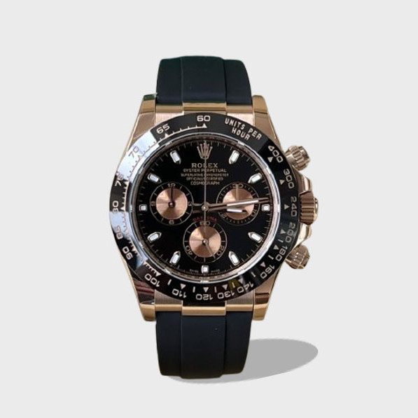 데이토나 로골 금통 블랙 다이얼 /BT /40mm 116515/4130무브먼트