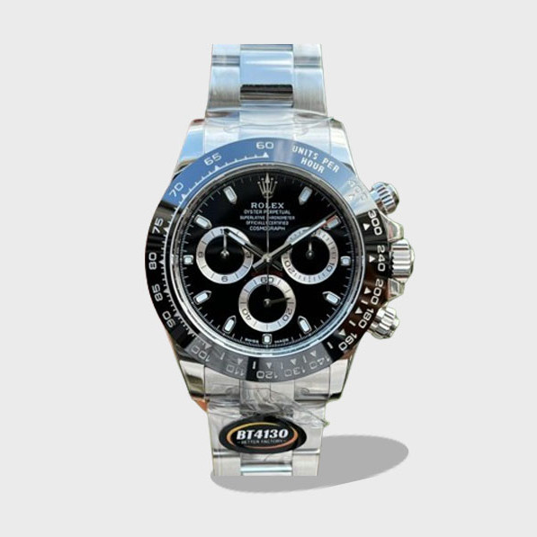 데이토나 스틸 세라믹 베젤 블랙 다이얼 /BT /40mm 116500-0002/4130무브먼트