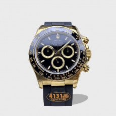 데이토나 코스모그래프 데이토나 블랙 다이얼 옐로우 골드 러버밴드 /QF V6 /40mm m126515 /4131무브(크로노 기능 구현) /무게 동일 /텅스텐