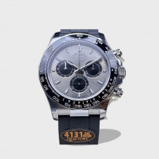 데이토나 코스모그래프 데이토나 고스트 다이얼 화이트 골드 러버밴드 /QF V6 /40mm m126515 /4131무브(크로노 기능 구현) /무게 동일 /텅스텐