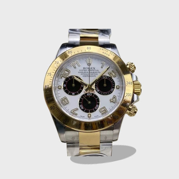 데이토나 화이트 팬더 다이얼 옐로우 골드 콤비 /CLEAN m116503 /40mm /4131무브