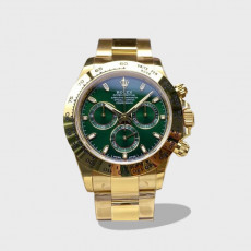 데이토나 그린다이얼 옐로우골드 금통 /VS m116508-0013 /40mm /아시아 슈퍼 클론4130 무브먼트 28800vph