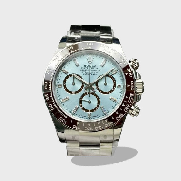 데이토나 코스모그래프 데이토나 아이스 블루 다이얼 /VS m126506-0002 /40mm /무브먼트 슈퍼 아시아 클론 DD4131 초박형 자동 크로노그래프