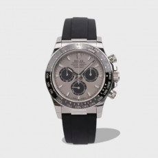 데이토나 코스모그래프 데이토나 그레이 다이얼 러버 스트랩 /VS m126506-0006 /40mm /무브먼트 아시아 슈퍼 클론 4131, 28800vph