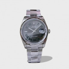 데이저스트 윔블던 슬레이트 스무스 베젤 /VS 126200/36mm /3235무브, 두께 11.8mm