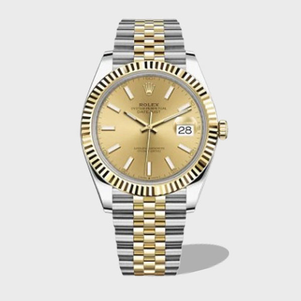 데이저스트 샴폐인 다이얼 콤비 쥬빌레 / ARF / 41mm / 3235무브, 두께 11.8mm