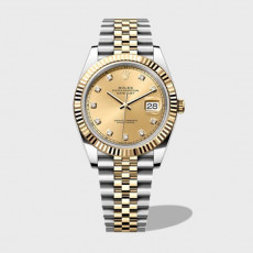 데이저스트 샴폐인 10P 다이얼 콤비 쥬빌레 / ARF / 41mm / 3235무브, 두께 11.8mm