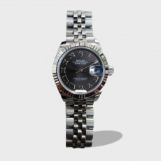 레이디 데이저스트 그레이 로만 다이얼 실버 / GS 279173 / 28mm / 아시아 2671 자동 무브먼트, 28800bph