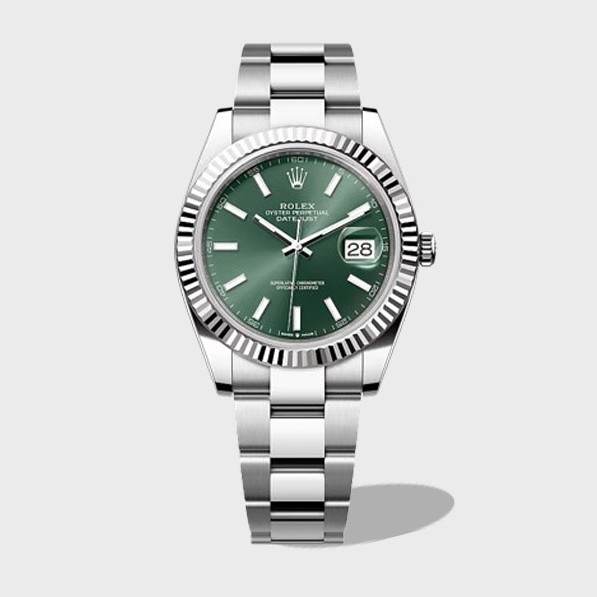 데이저스트 녹판 다이얼 바인덱스 SS 오이스터 / VS 126334 / 41mm / VSF Super Clone 3235 자동 무브먼트, 28800vph, 72시간 풀 파워 리저브