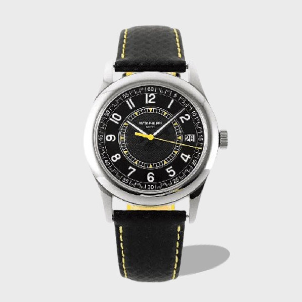 칼라트라바 블랙 다이얼 블랙 스트랩 / PPF 6007 / 40mm / Cal.26-330CS 무브먼트, 주파수 28800vph