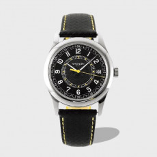 칼라트라바 블랙 다이얼 블랙 스트랩 / PPF 6007 / 40mm / Cal.26-330CS 무브먼트, 주파수 28800vph