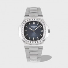 노틸러스 청판 다이얼 바게트 다이아 베젤 / PPF 5711 / 40mm / 324SC 무브, 사이즈 40mm