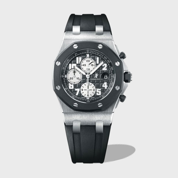 로얄오크 오프쇼어 스틸 블랙다이얼 / JF 25940SK / 42mm / cal.2226 무브먼트로 업그레이드! 42mm