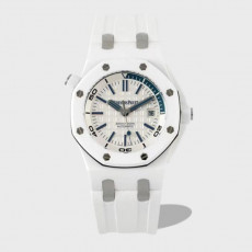 로얄오크 오프쇼어 다이버 화이트 세라믹 / IP 15707CB / 42mm / cal.3120 무브먼트로 업그레이드! 42mm*13.9mm
