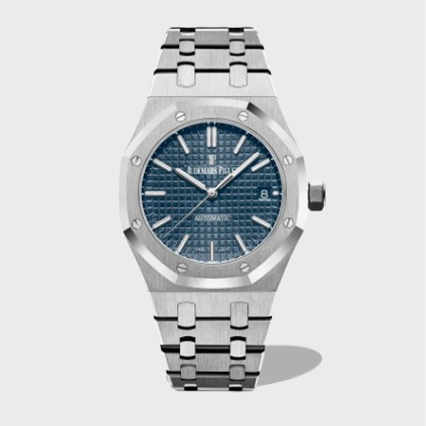 로얄오크 스틸 블루다이얼 청판 / JF 15400ST / 41mm / cal.3120 무브먼트로 업그레이드!
