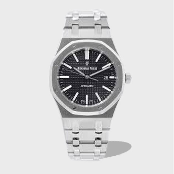 로얄오크 스틸 블랙다이얼 / JF 15400ST / 41mm / cal.3120 무브먼트로 업그레이드!
