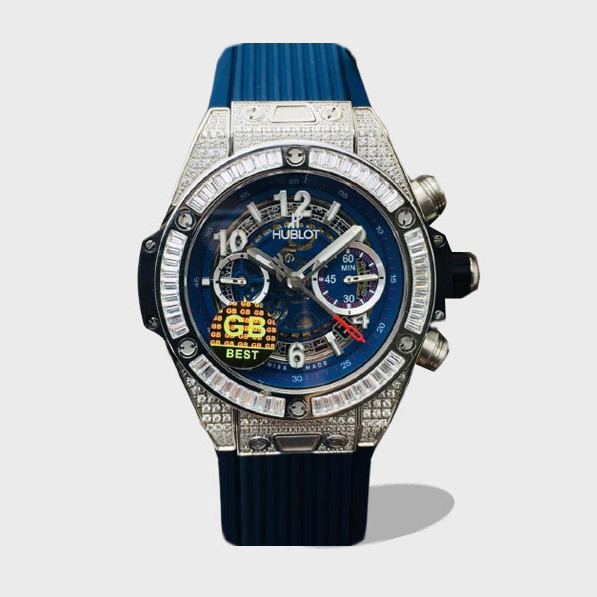 빅뱅 유니코 티타늄 블루 풀다이아 / GB / HUB 1242 무브먼트