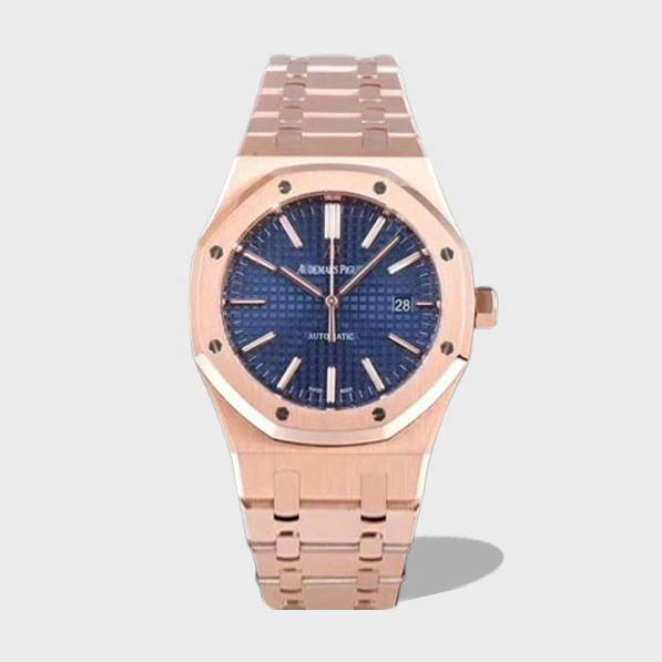 로얄오크 로즈골드 블루다이얼 청판 / JF 15400OR / 41mm / cal.3120 무브먼트로 업그레이드!