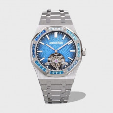로얄오크 뚜르비옹 스틸 엑스트라씬 블루다이얼 / R8 26521PT / 41mm / cal.4302 무브먼트로 업그레이드! 41mm*10.6mm