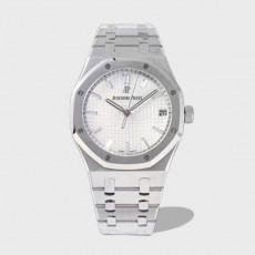 로얄오크 스틸 화이트 다이얼 15500 / ZF 15500ST / 41mm / cal.4302 무브먼트로 업그레이드! 41mm*10.4mm