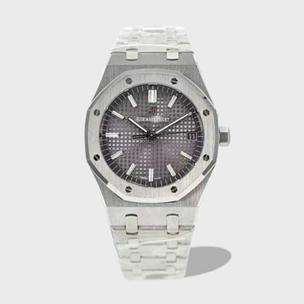 로얄오크 스틸 그레이다이얼 15500 / OM 15500ST / 41mm / cal.4302 무브먼트로 업그레이드! 41mm*10.04mm