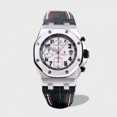 로얄오크 오프쇼어 화이트 블랙 레더스트랩 / JF 26170ST / 42mm*16mm
