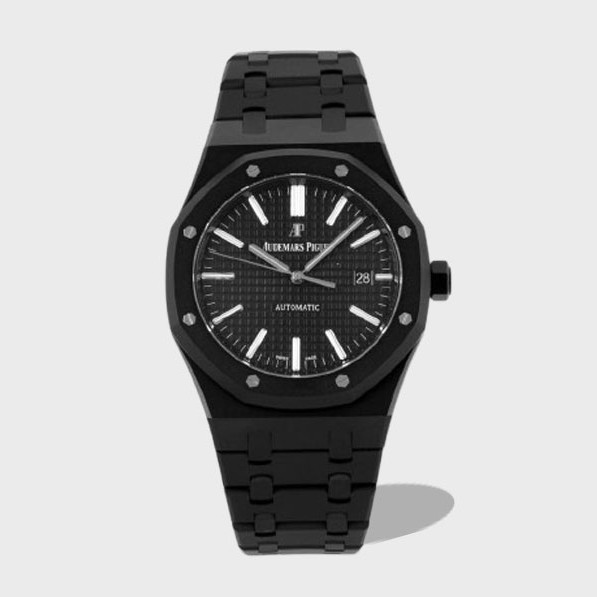 로얄오크 15400 검판 블랙 DLC / ZF 15400ST / 41mm / cal.3120 무브먼트로 업그레이드! 41mm*9.8mm