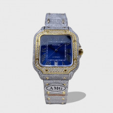 산토스 버스트다운 청판 콤비 / AMG Santos Series / 40mm / 9015 무브먼트, 4555개 세팅