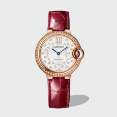 발롱 브루 드 화이트 다이얼 다이아 베젤 로즈골드 / AF / 33mm / SEIKO NH05A 21J 무브먼트