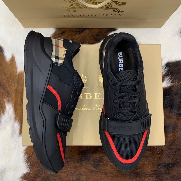 23 버버리1R 남성용 벨크로 스니커즈