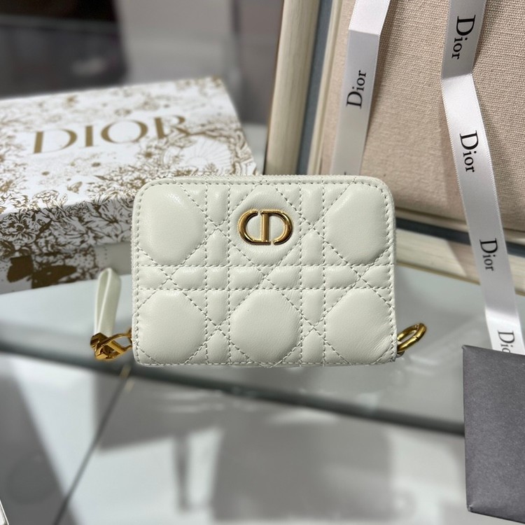 DiorCaro 지퍼 카드 홀더 I love it