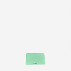 구찌 블랙 레더 스크립트 체인 지갑 772643