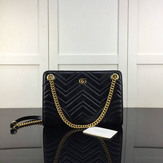 GG 마몽 마틀라세 미디엄 숄더백 524592