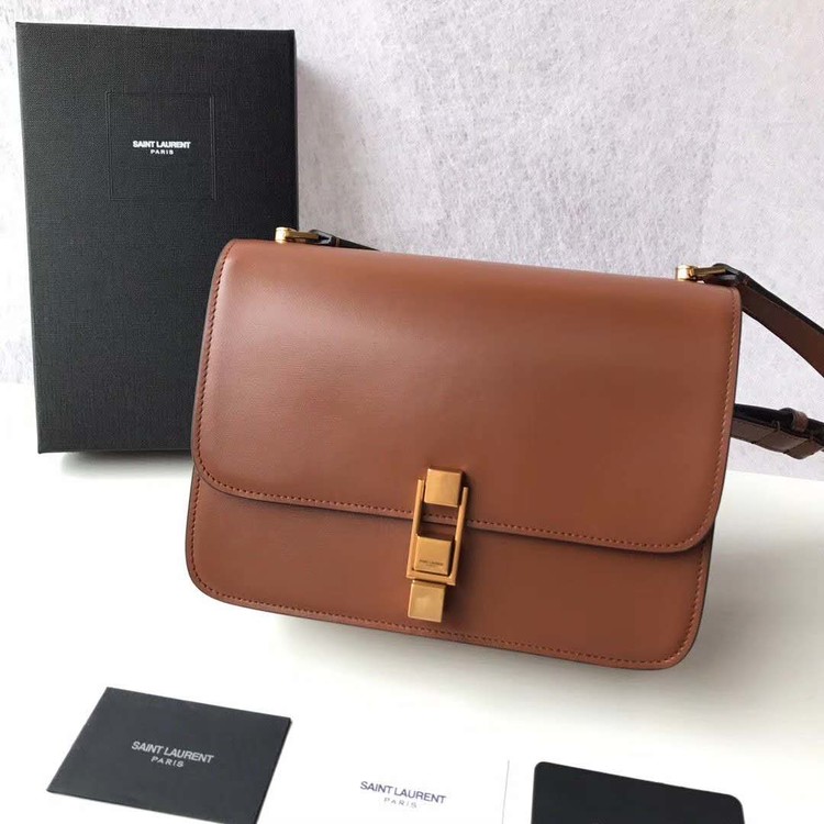 스무스 송아지 가죽 까레 사첼백 /23.5X19X13.5