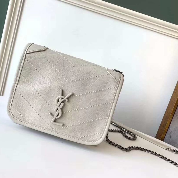 송아지 가죽 니키 체인 월릿 /19X15X6