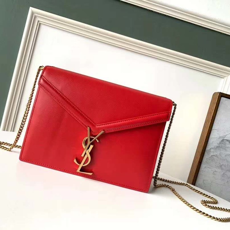 송아지 가죽 카산드라 체인 백 /22X16.5X5.5