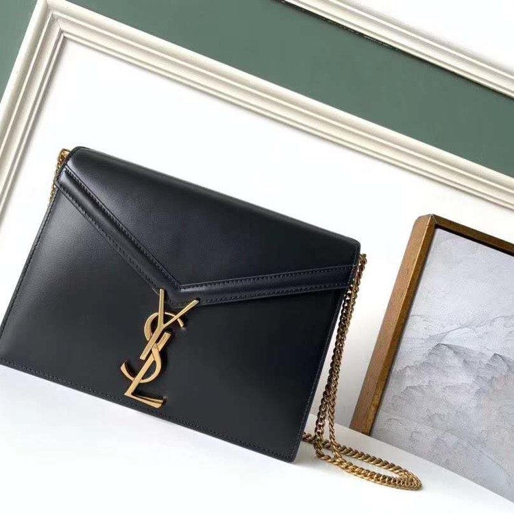 송아지 가죽 카산드라 체인 백 /22X16.5X5.5