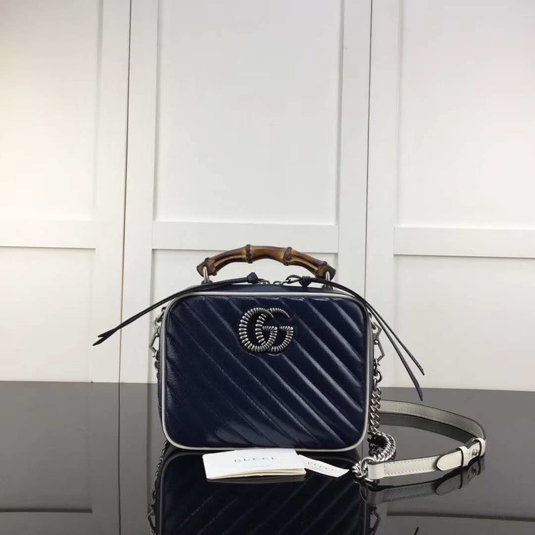 GG 마몽 뱀부 스몰 숄더백 602270